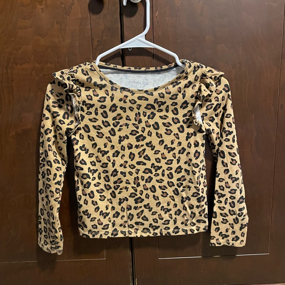 Girls cheetah print top